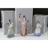 Three Lladro Figuries including ' Little Matador ' model 010.06178, ' Lolita ' model 010.05192 and '