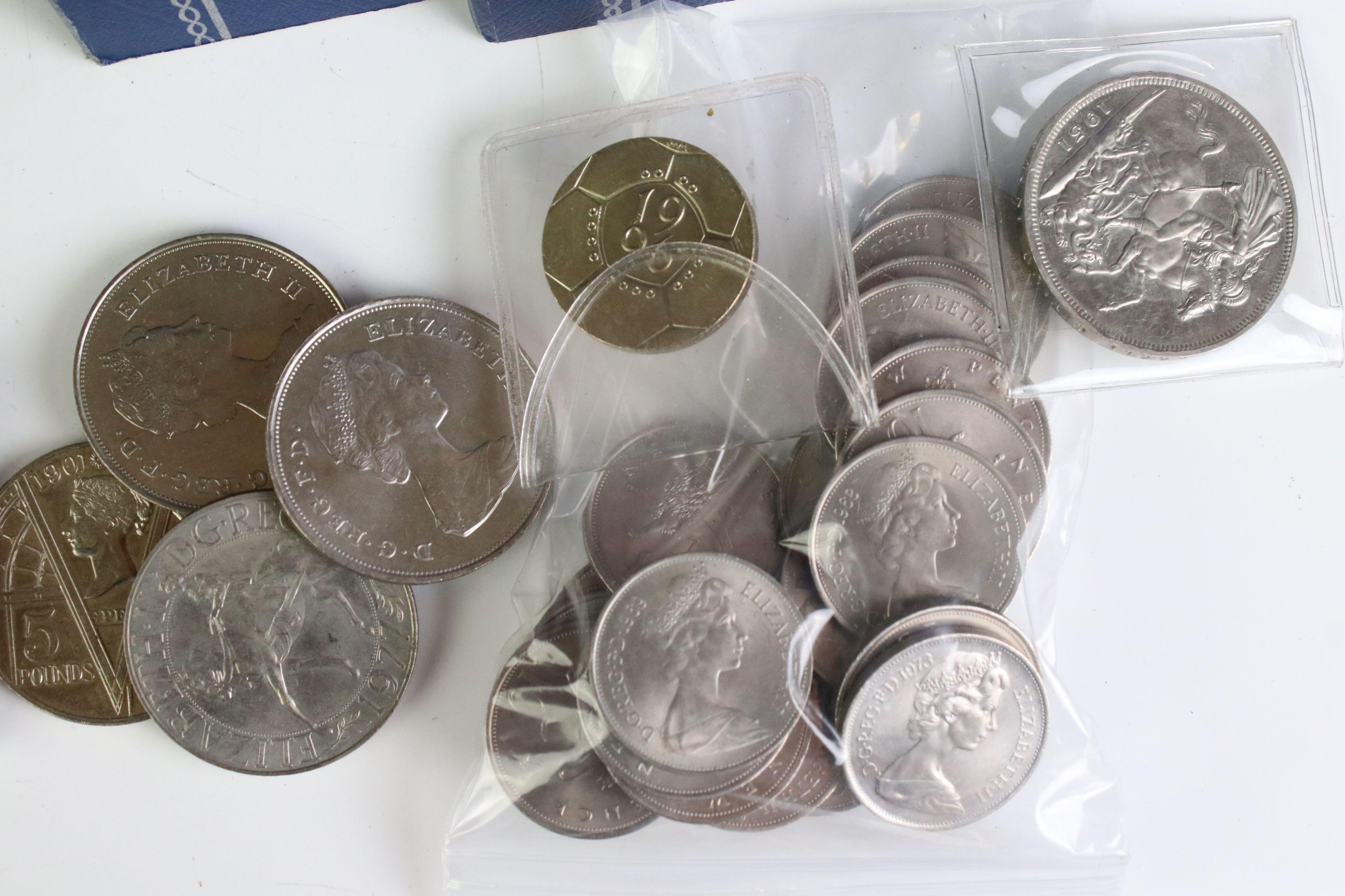A large collection of British pre decimal coins contained within approx fourteen Whitworth folding - Image 2 of 6