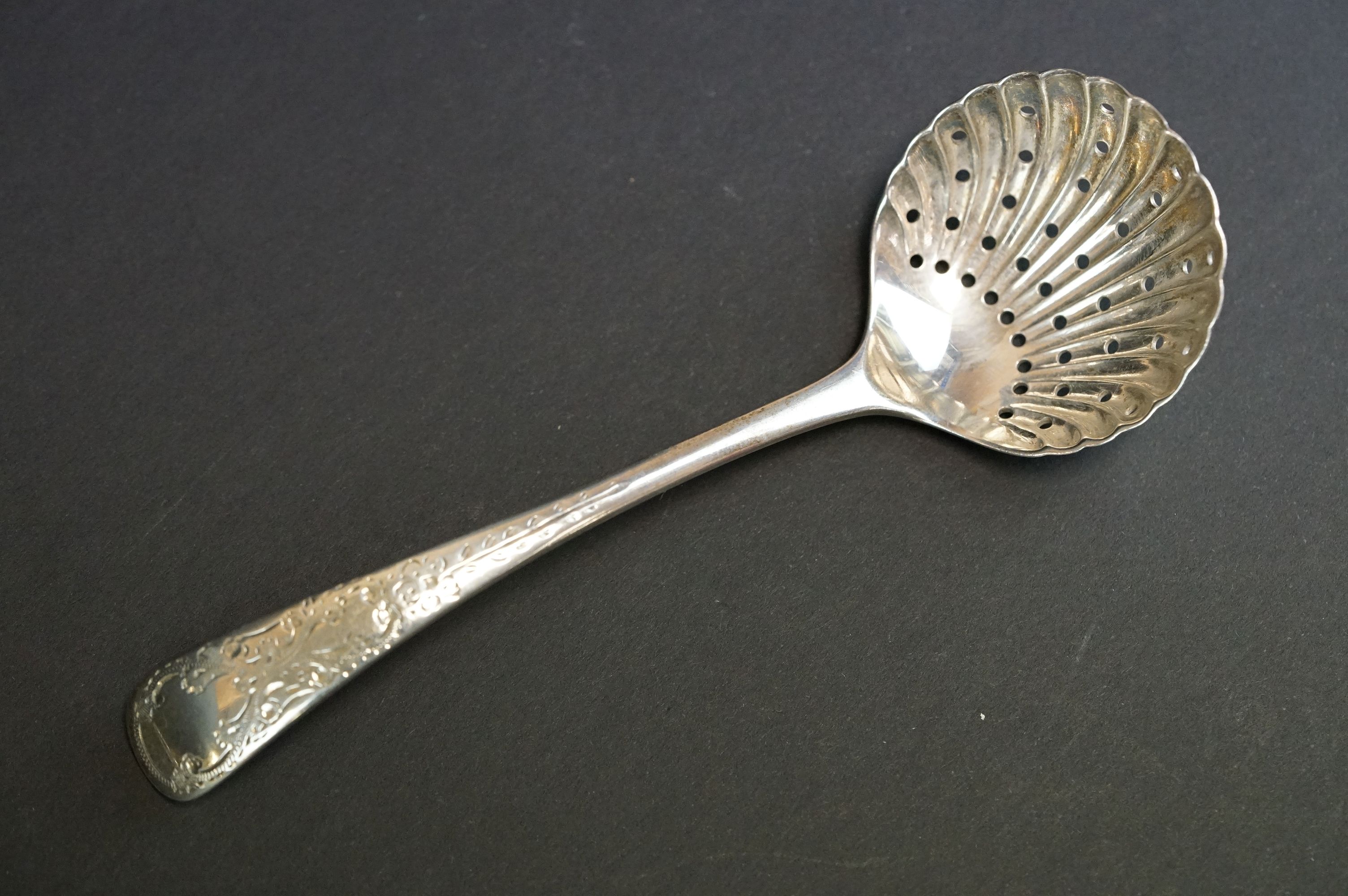 Set of Five Edwardian Old English pattern silver dinner forks, initialled terminals, Sheffield 1902, - Image 4 of 6