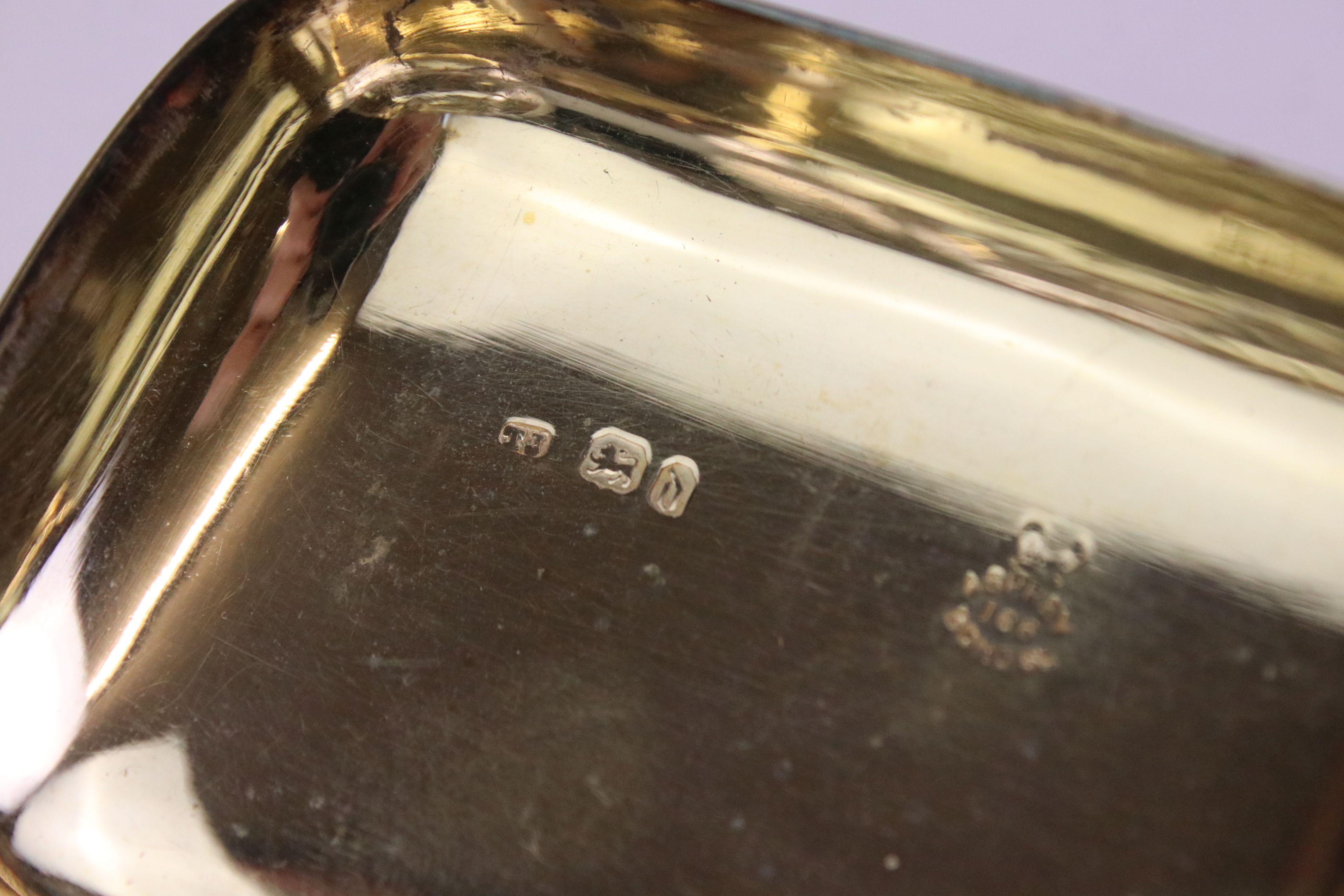Victorian silver soap box retailed by Asprey of Bond St, of plain polished rectangular form with - Image 3 of 5