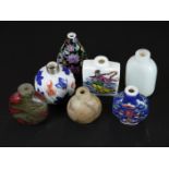 Collection of Chinese scent bottles