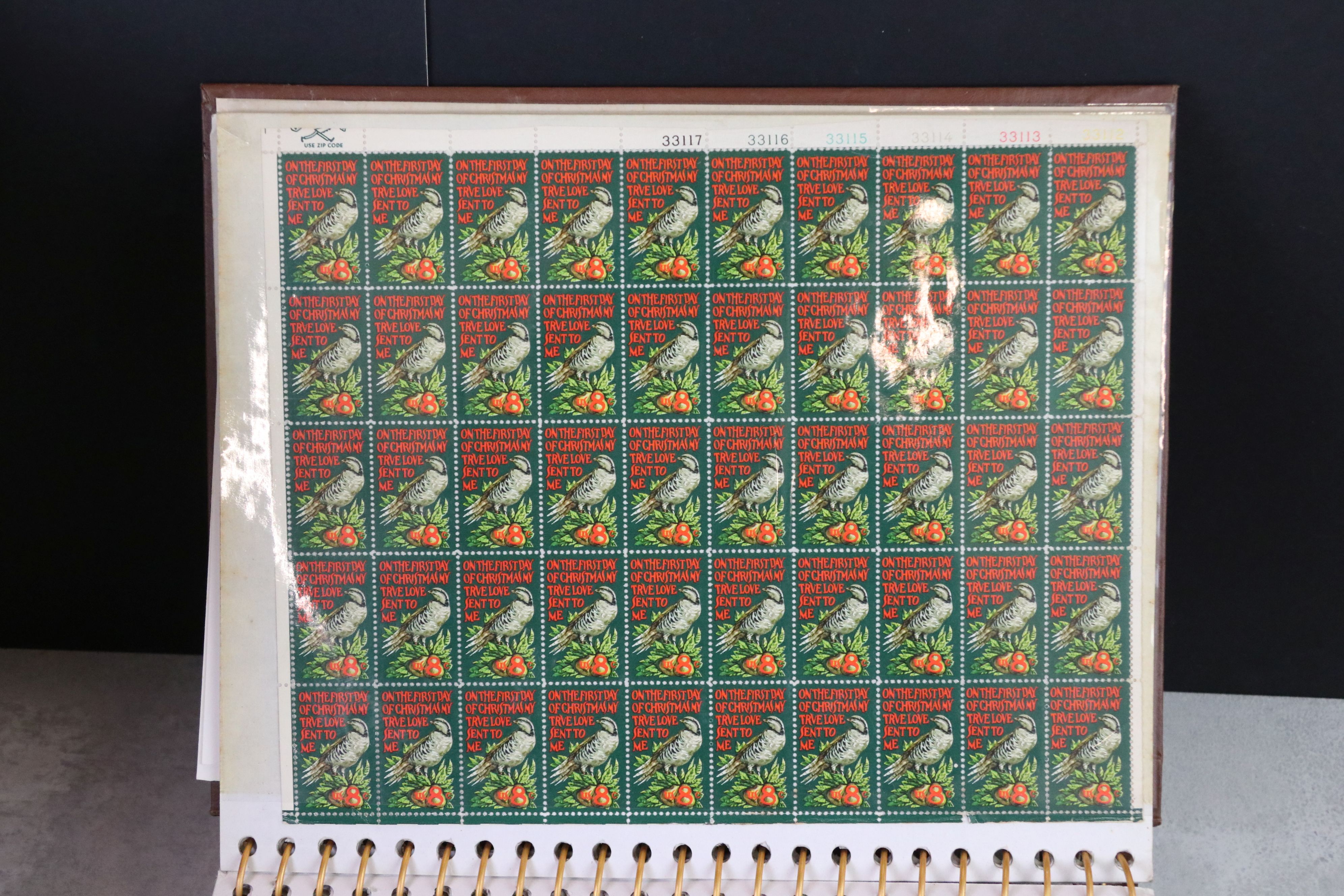 Group of stamps and FDCs, in nine binders, to include USA Christmas stamps, Westminster Queen Mother - Image 4 of 16