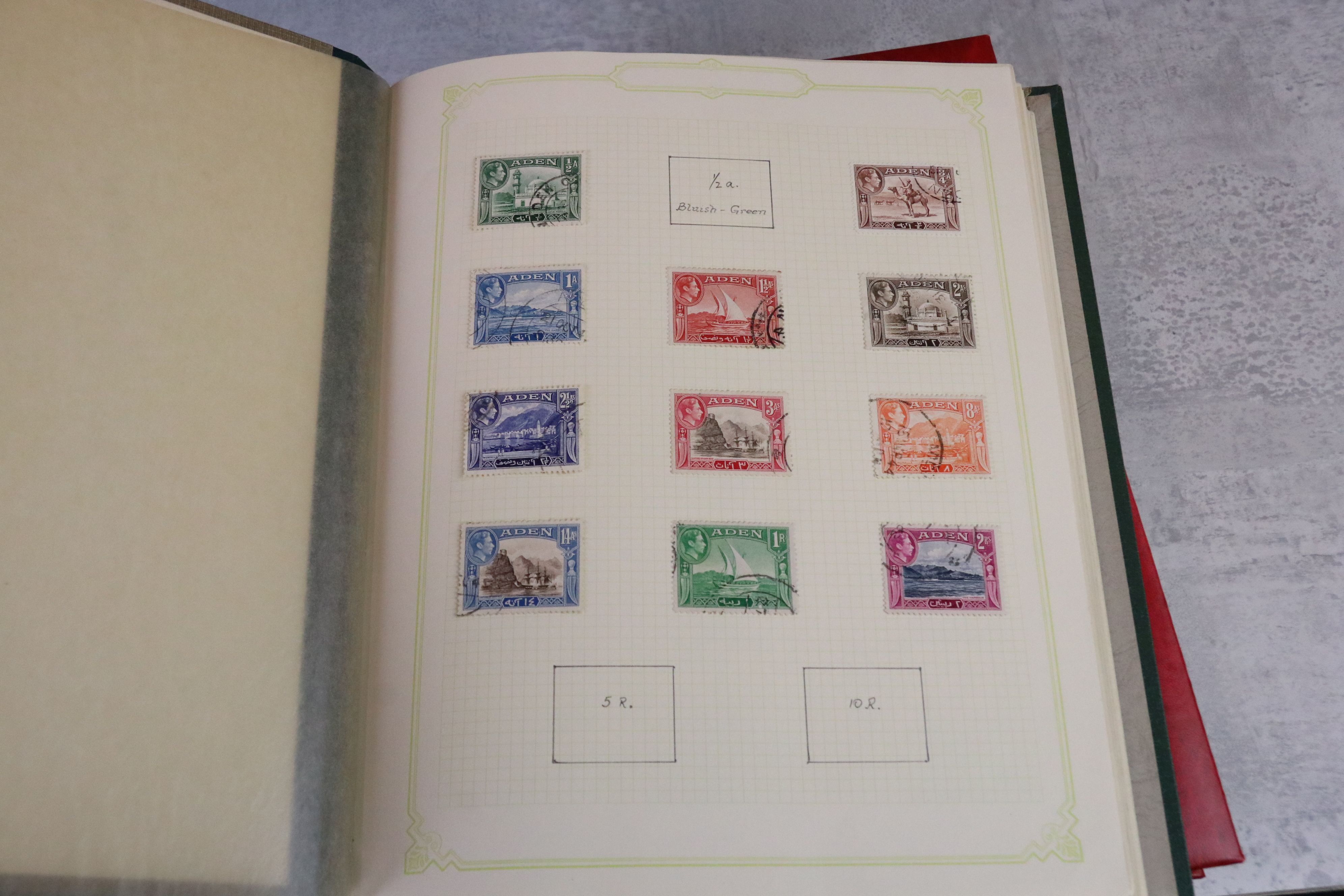 Collection of Commonwealth & GB stamps in six albums, to include 19th century Queen Victoria India - Image 8 of 12