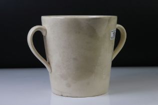 Maling Ware Cream Lustre Twin Handled Pouring Jug, no. 1944, 21cm high