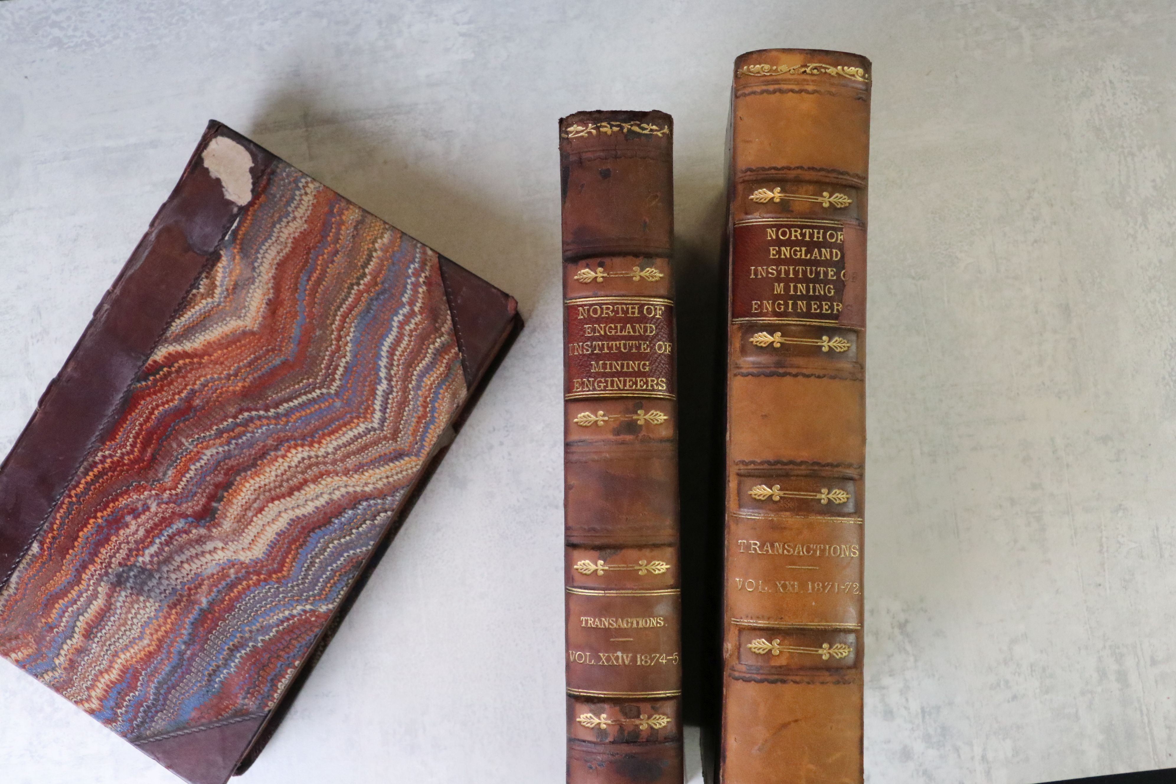 North Of England Institute Of Mining Engineers, three bound volumes of Transactions, vols. XVIII, - Image 4 of 6