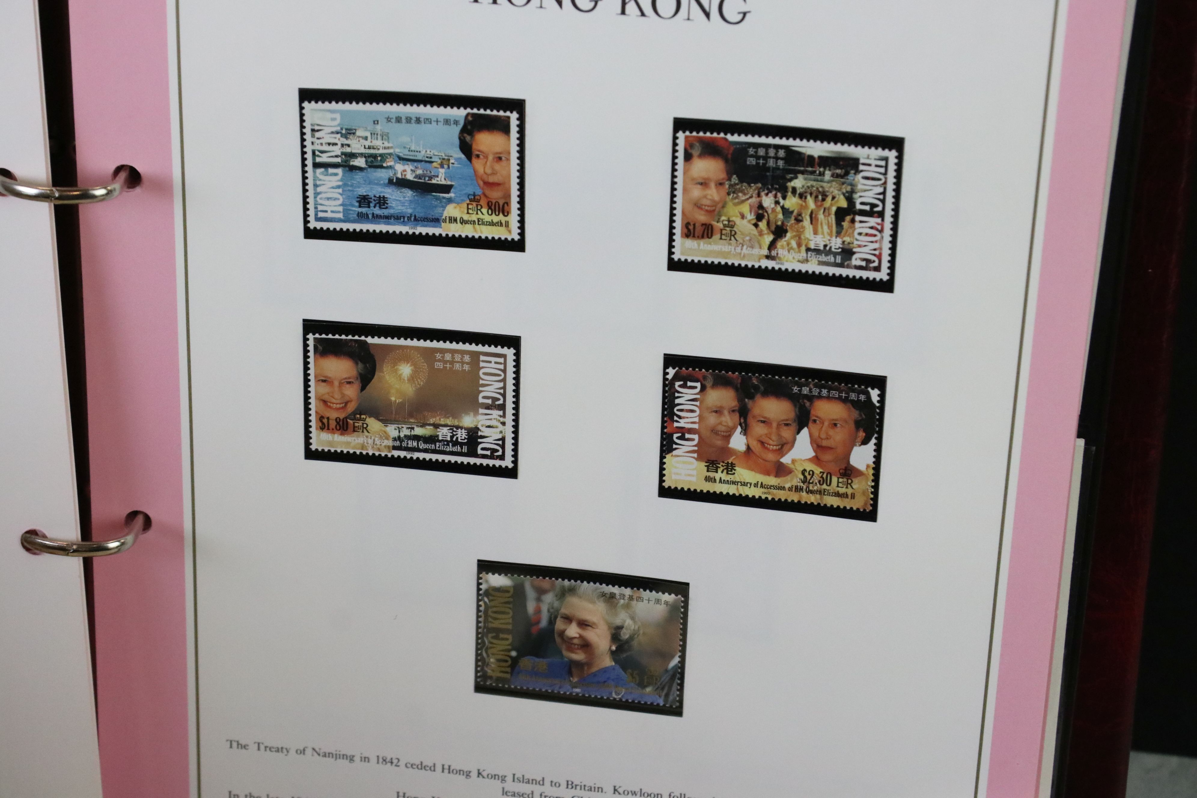 Collection of Commonwealth Royal Event stamps, in eight bespoke albums, to include Prince Charles - Image 4 of 6