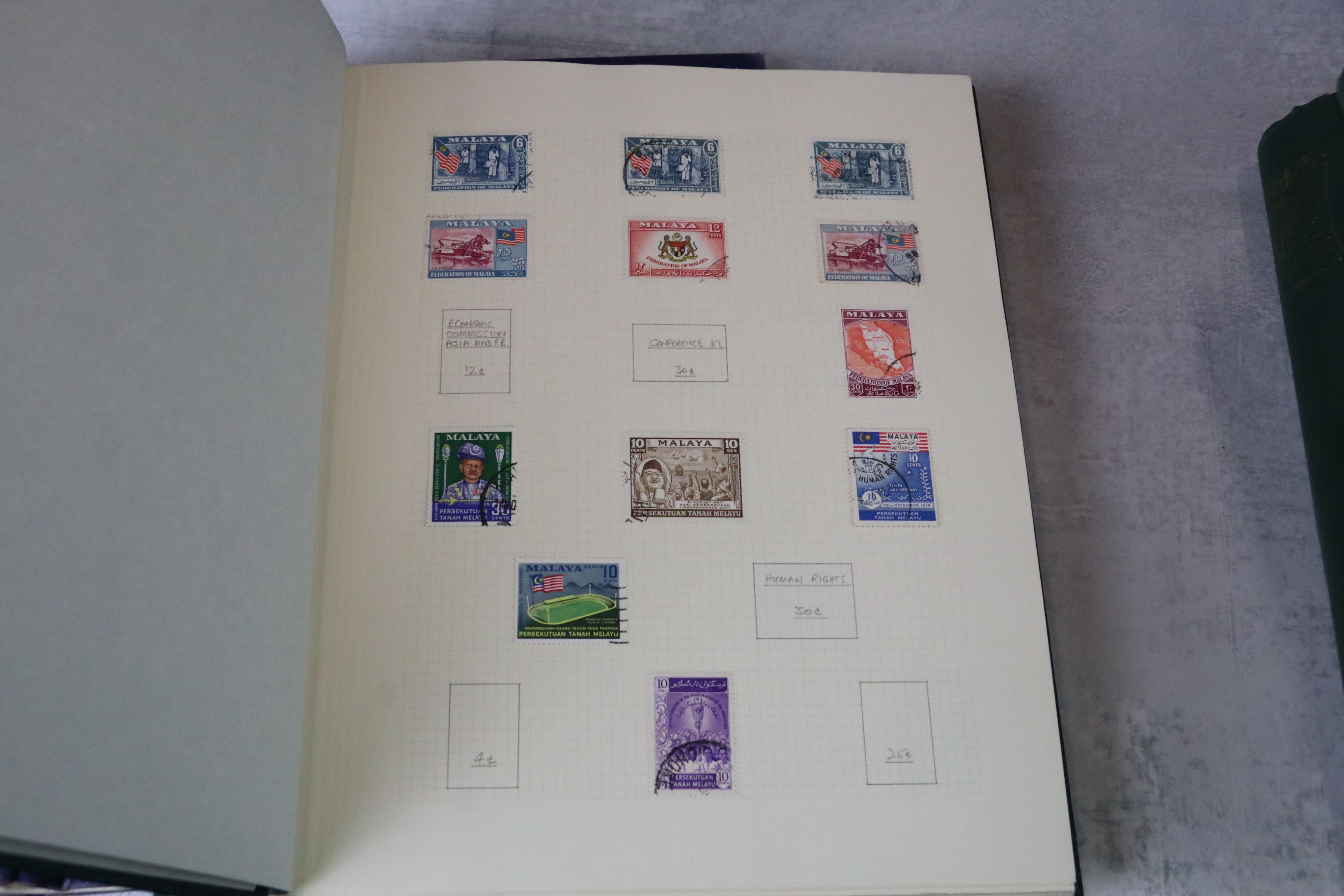 Collection of Commonwealth & GB stamps in six albums, to include 19th century Queen Victoria India - Image 9 of 12