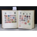 Collection of GB, Commonwealth & World stamps in a vintage album, to include Queen Victoria and