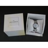 A Skagen of Denmark stainless steel wristwatch complete with box and papers.