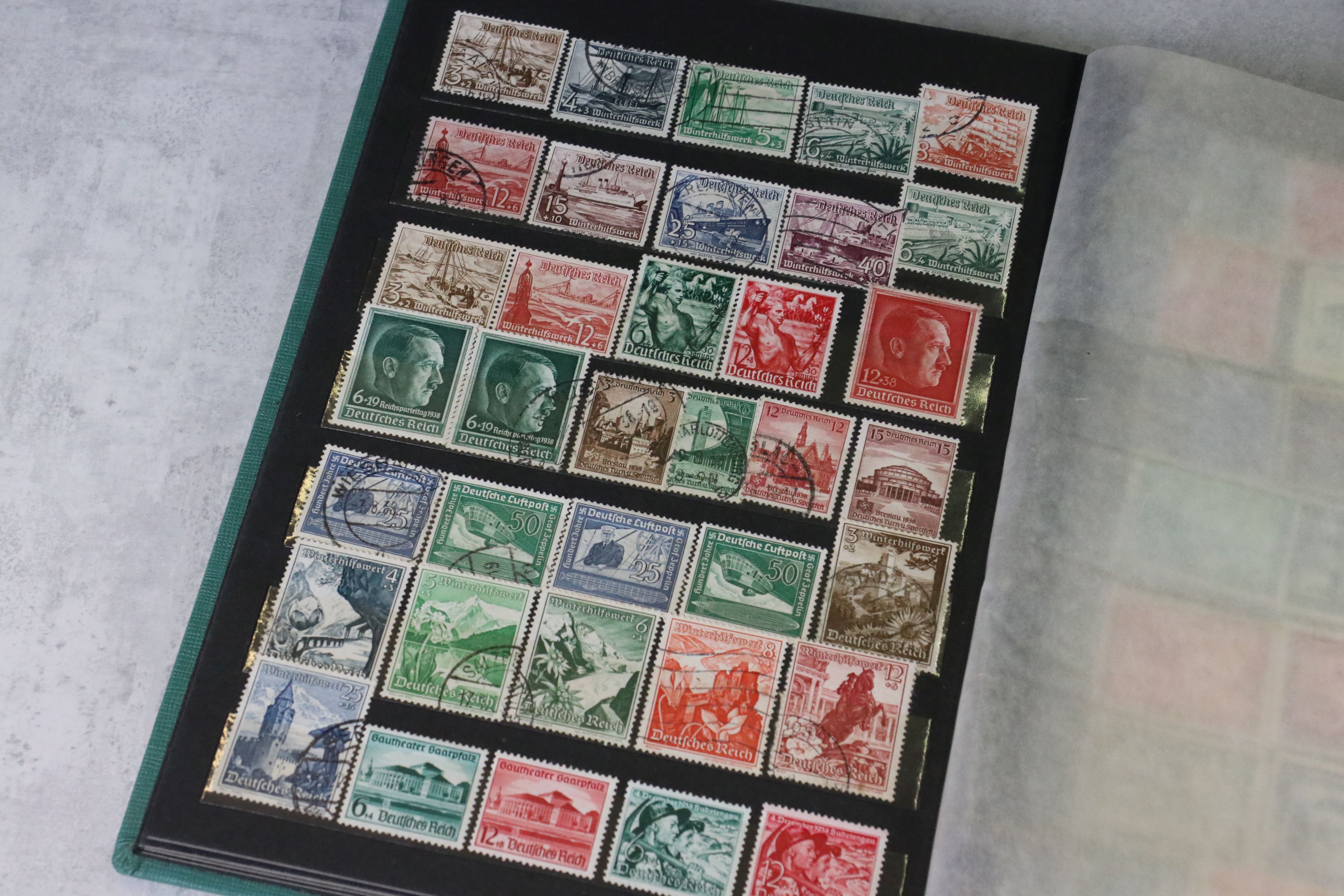 A Large Concise Collection Of World War One And World War Two German Stamps To Include Many Mint - Image 5 of 7
