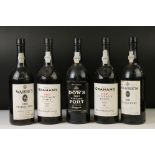 Port - Five Bottles including 2 x Graham's 1985 Vintage, Dow's 1991 Vintage, Warre's 1991 Vintage