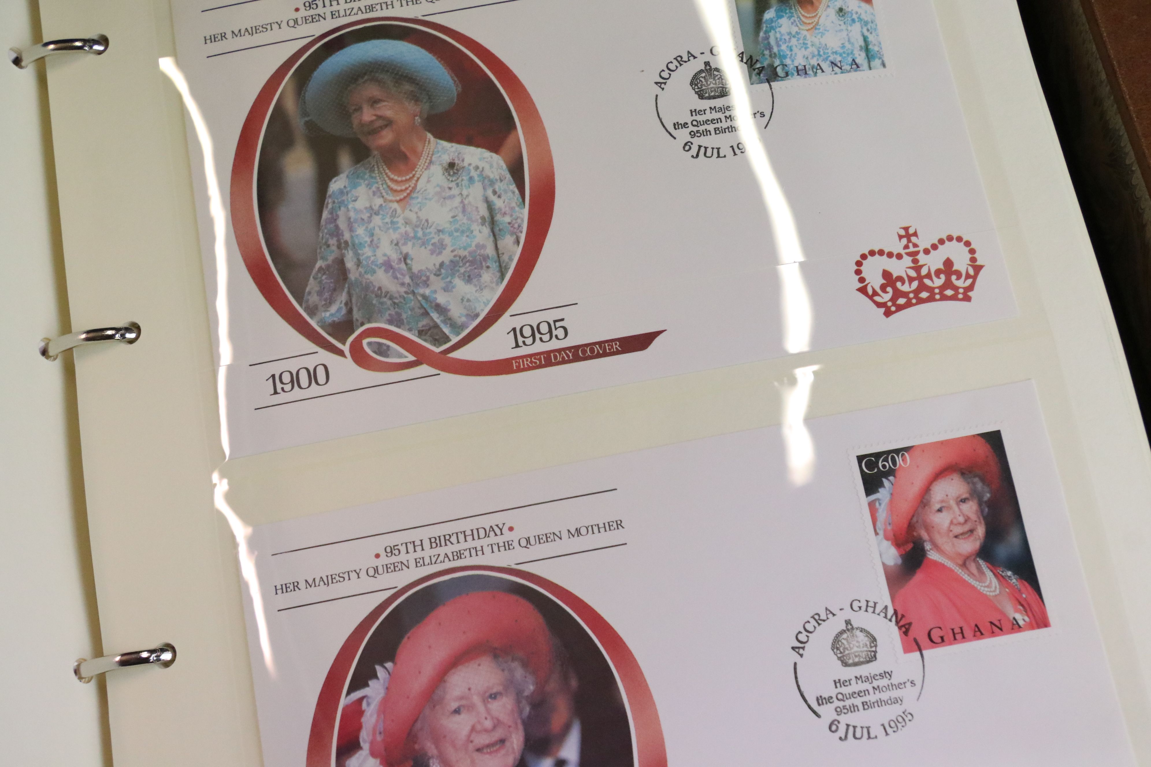 Group of stamps and FDCs, in nine binders, to include USA Christmas stamps, Westminster Queen Mother - Image 16 of 16