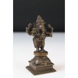 Bronze Figure of the Hindu Deity Ganesha, 10cm high