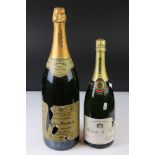 Jeroboam or Double Magnum 3 litre Bottle of Nicolas Feuillatte Brut Premier Cru Champagne together
