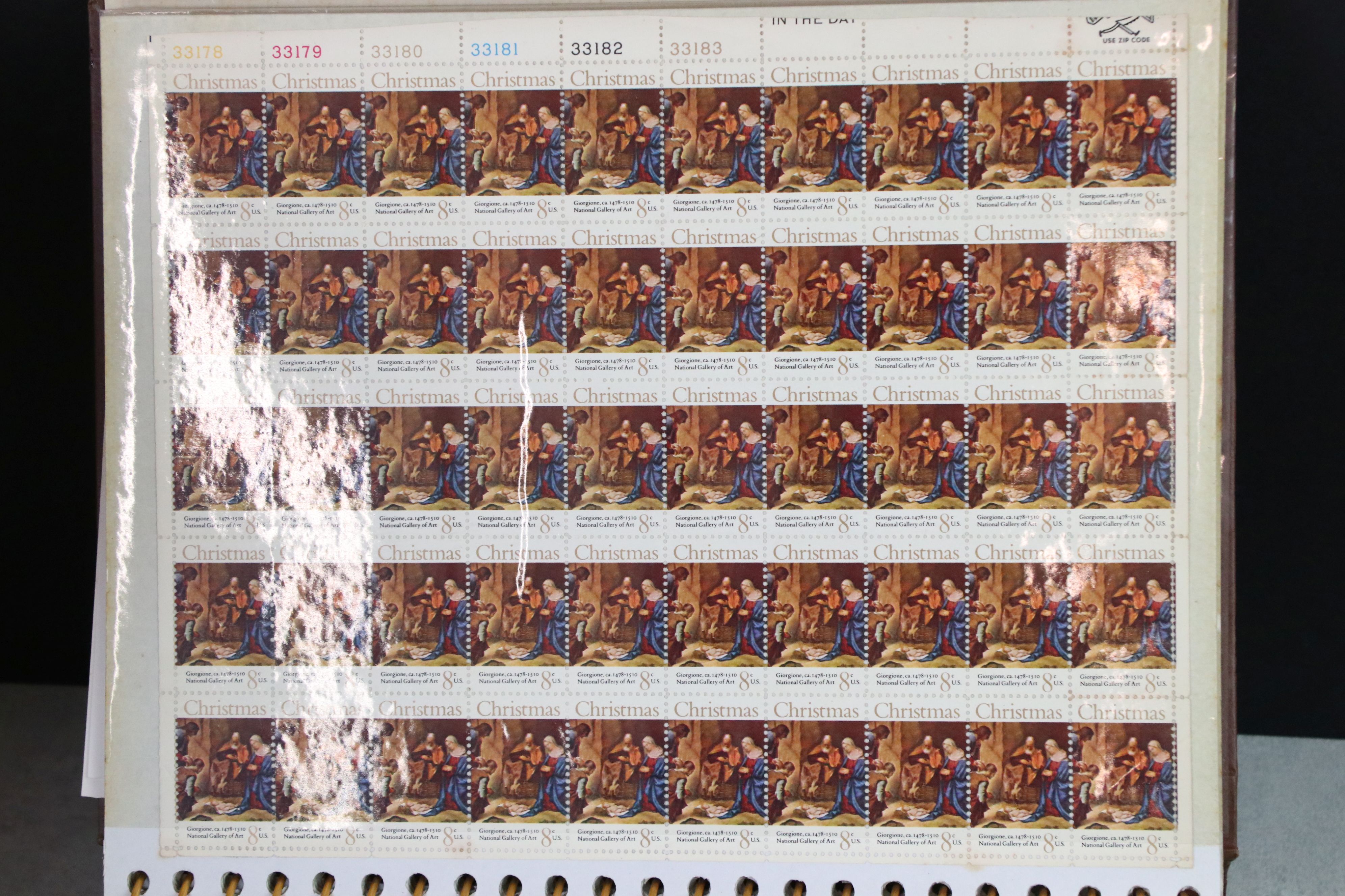 Group of stamps and FDCs, in nine binders, to include USA Christmas stamps, Westminster Queen Mother - Image 3 of 16