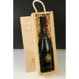 75cl Bottle of Champagne Barons de Rothschild in original wooden case
