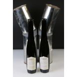Two 50cl Bottles of Georg Messer 1983 Riesling Auslese, both in original metal cases