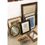 17th century Indenture dated 1694, Chinese Picture of Fish, Oil Painting plus eight further Pictures