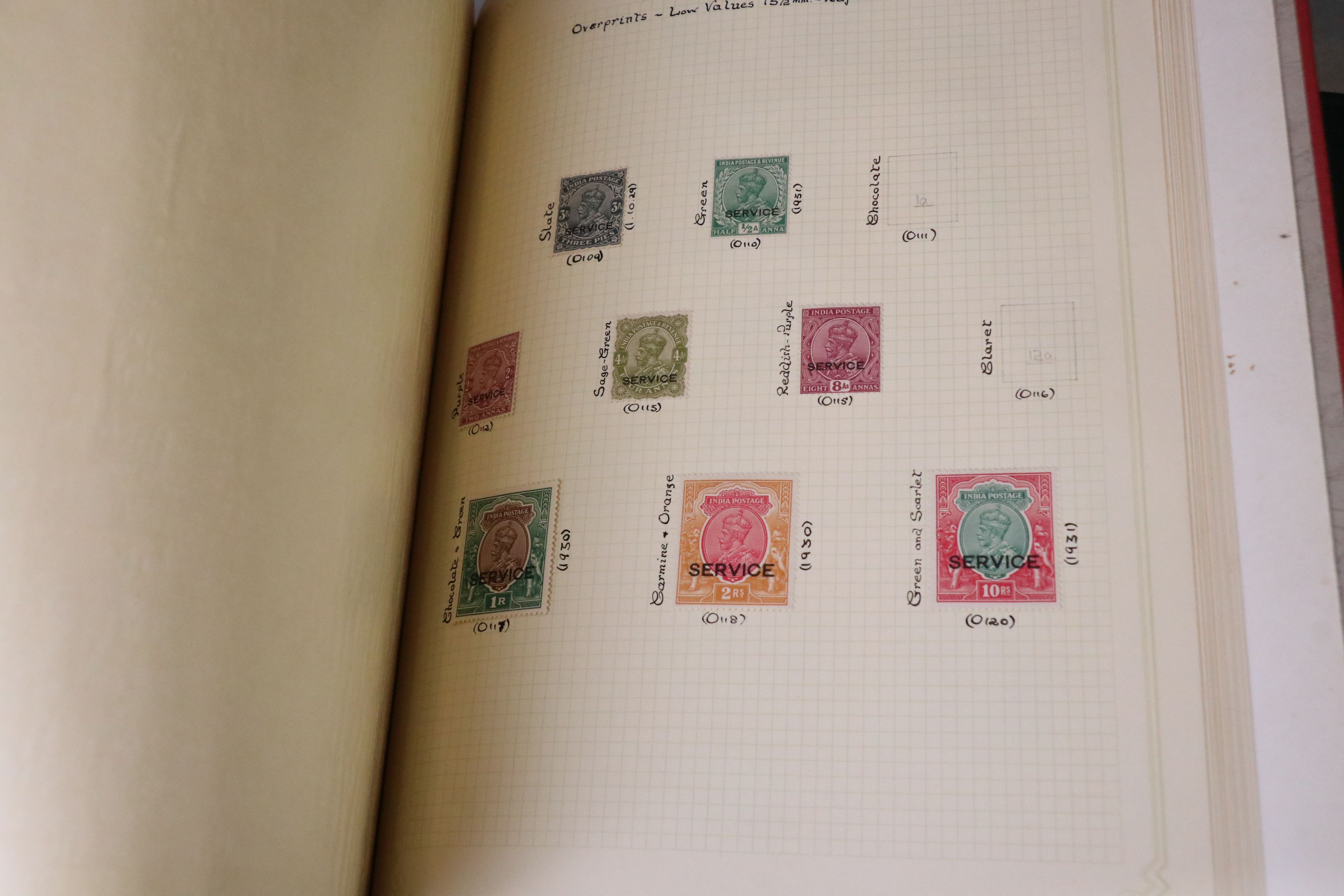 Collection of Commonwealth & GB stamps in six albums, to include 19th century Queen Victoria India - Image 12 of 12