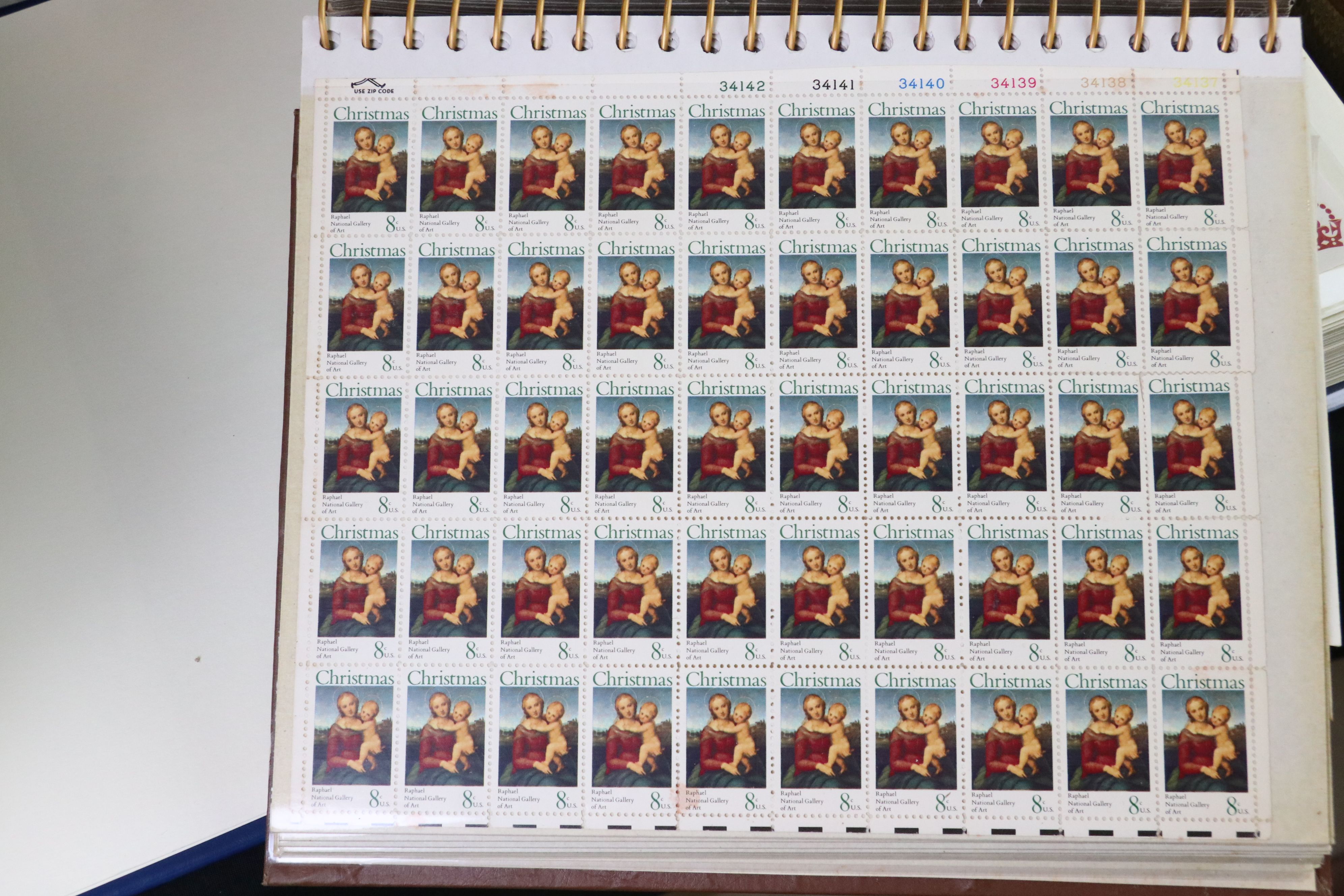 Group of stamps and FDCs, in nine binders, to include USA Christmas stamps, Westminster Queen Mother - Image 8 of 16