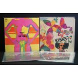 Vinyl - The Kinks original press albums to include Percy (Pye stereo press NSPL 18365) fully