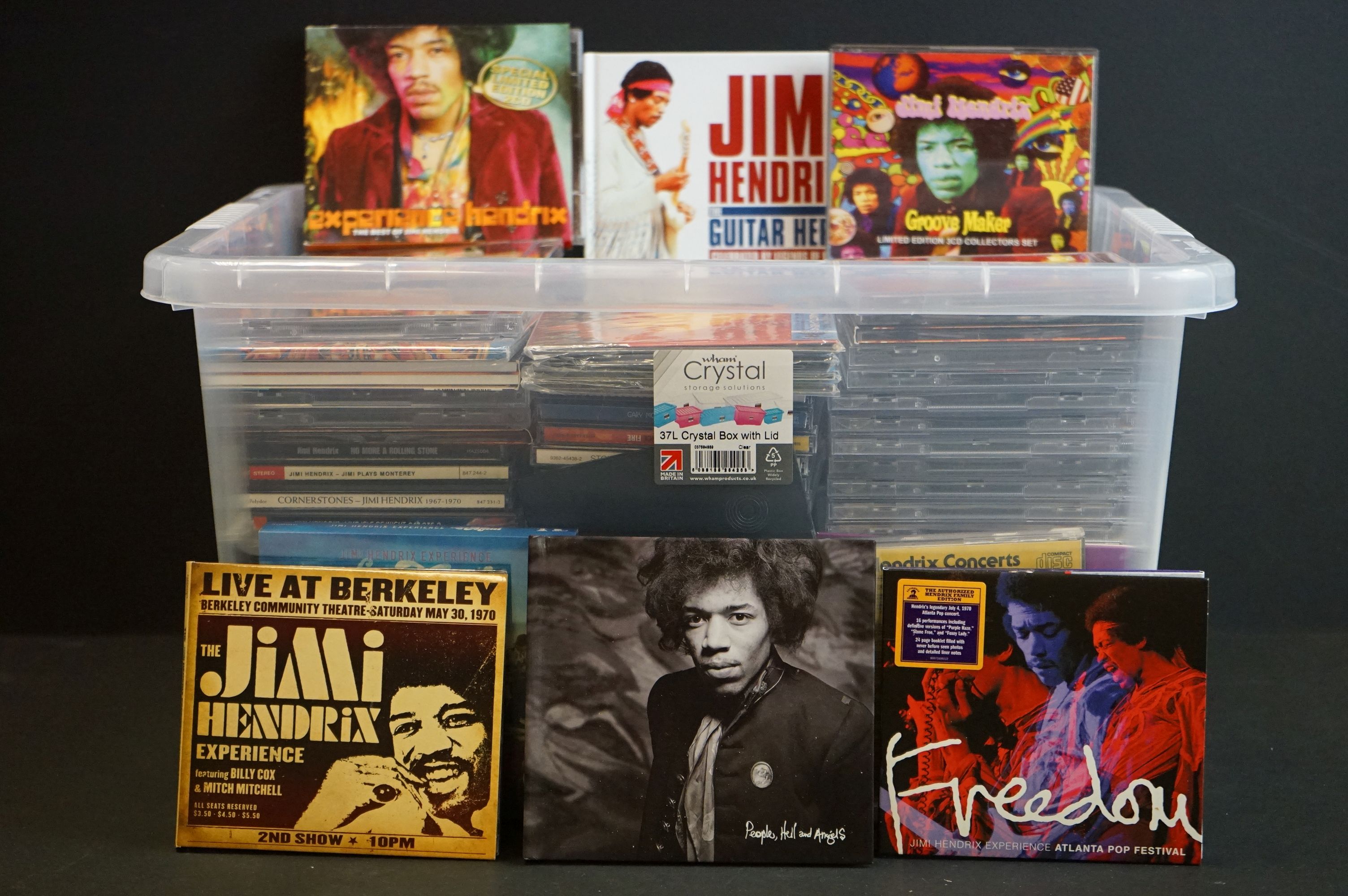 CDs - Approx 150 Jimi Hendrix CDs spanning his career including compilations and rarities