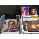 Memorabilia - Large collection of Jimi Hendrix books, plus a few magazines. Titles include 'From The