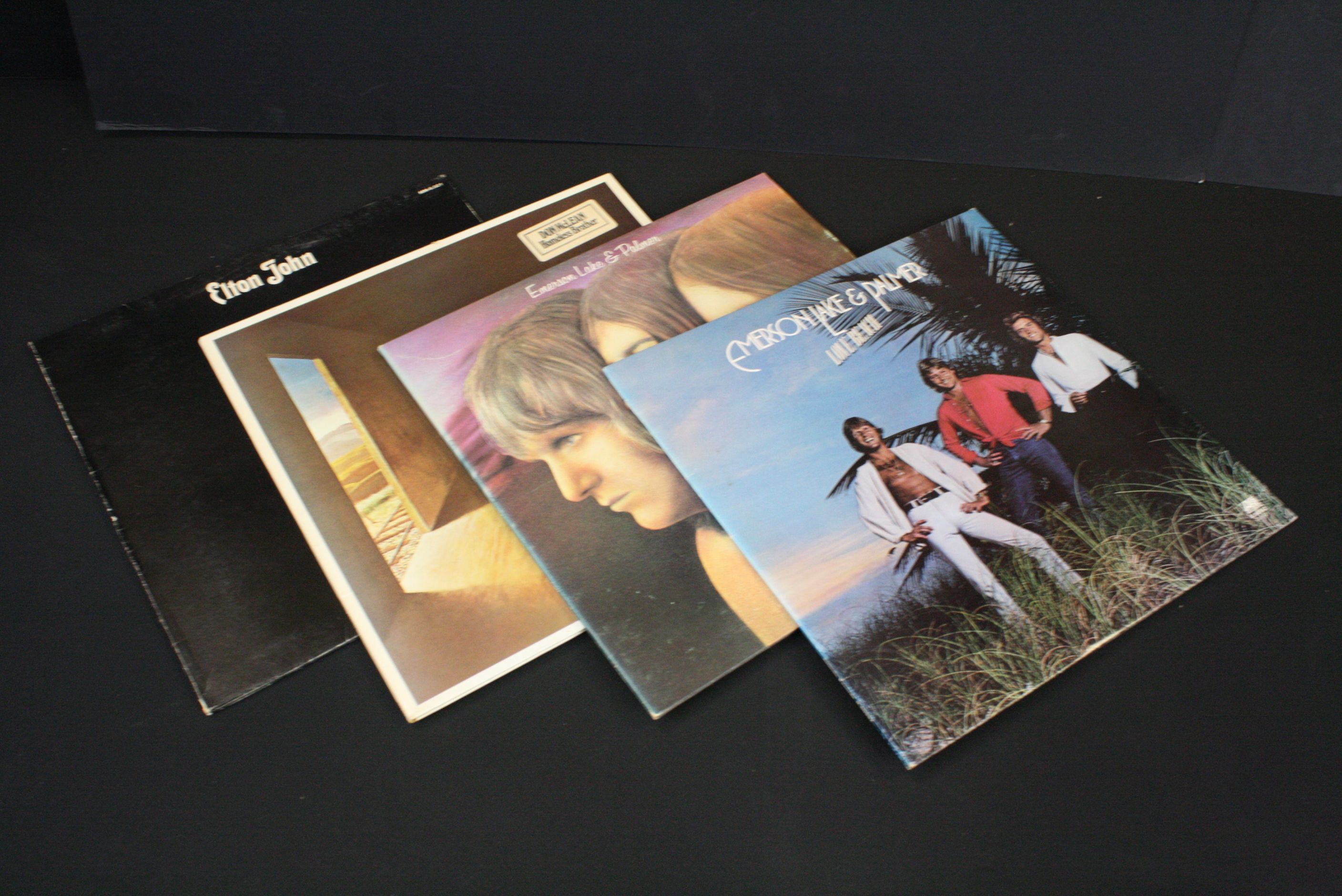 Vinyl - Over 50 mainly rock & pop LPs to include Pink Floyd DSOTM (2 posters and 2 postcards), - Image 5 of 6