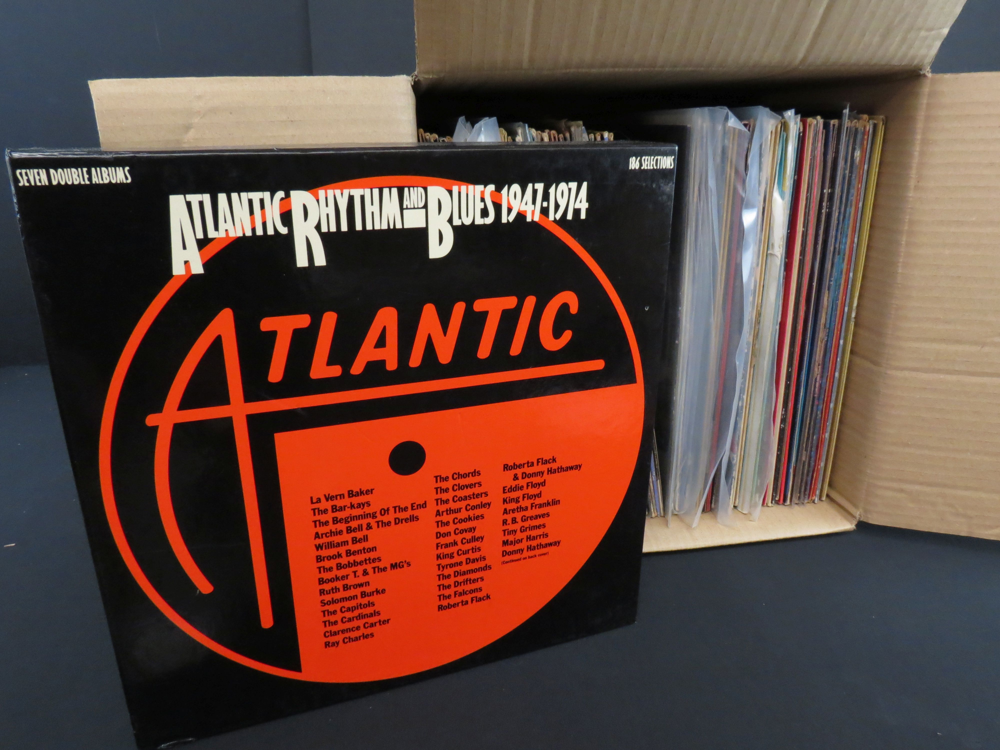 Vinyl - Approx 70 mainly Soul, Funk, Disco LPs to include Atlantic Rhythm & Blues 1947-74 14 LP