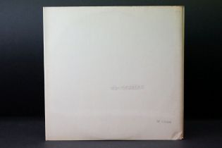 Vinyl - The Beatles White Album PMC 7067/8 mono No. 0169908, top opener, black inners, 1 poster