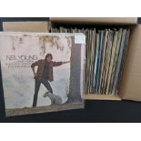 Vinyl - Over 60 rock & pop LPs including REM (Fall On Me promo), Tom Waits (Night On Earth), Bob