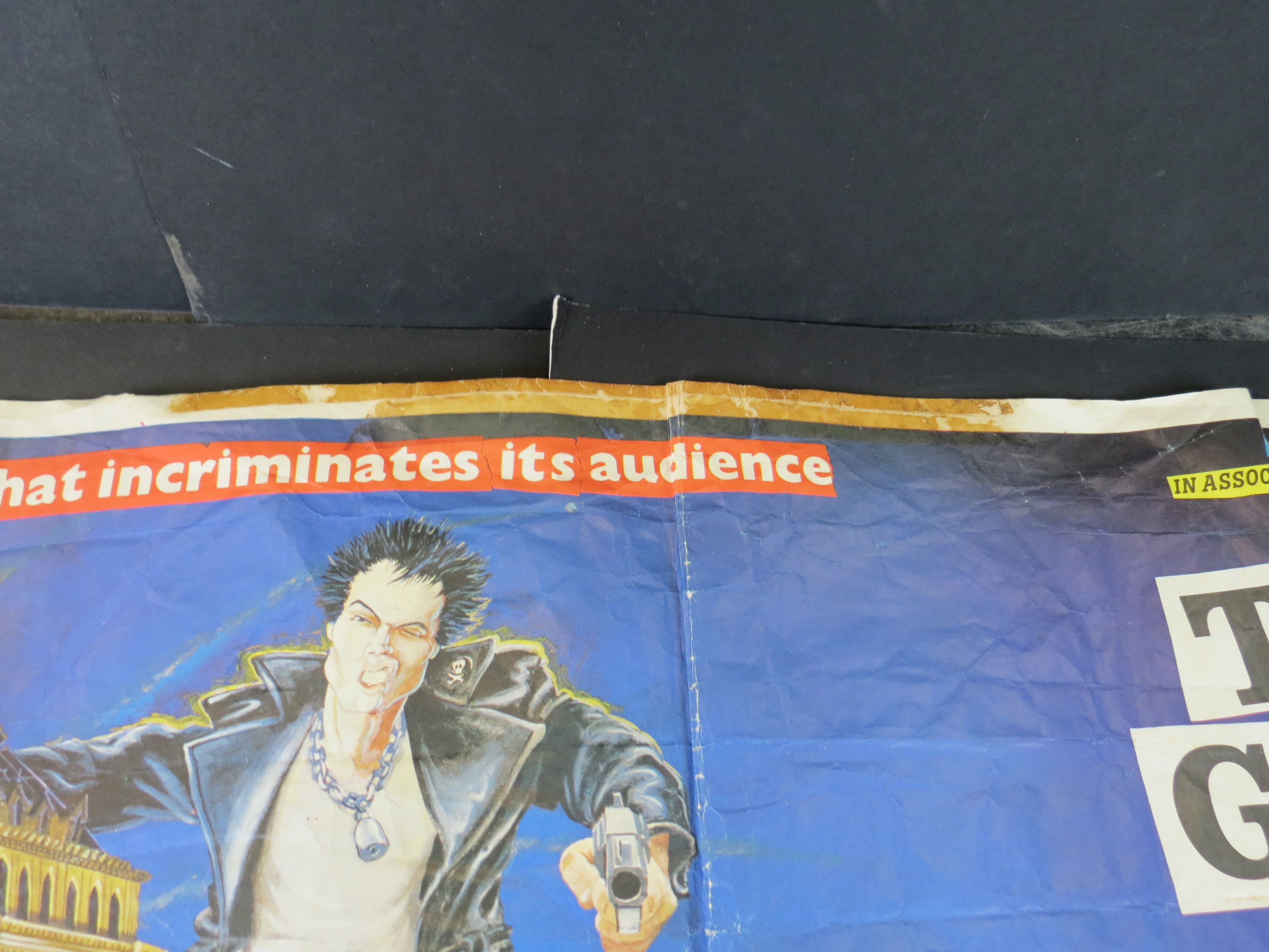 Memorabilia - The Sex Pistols - The Great Rock N Roll Swindle quad poster 40" x 30". Rather tatty - Image 3 of 5