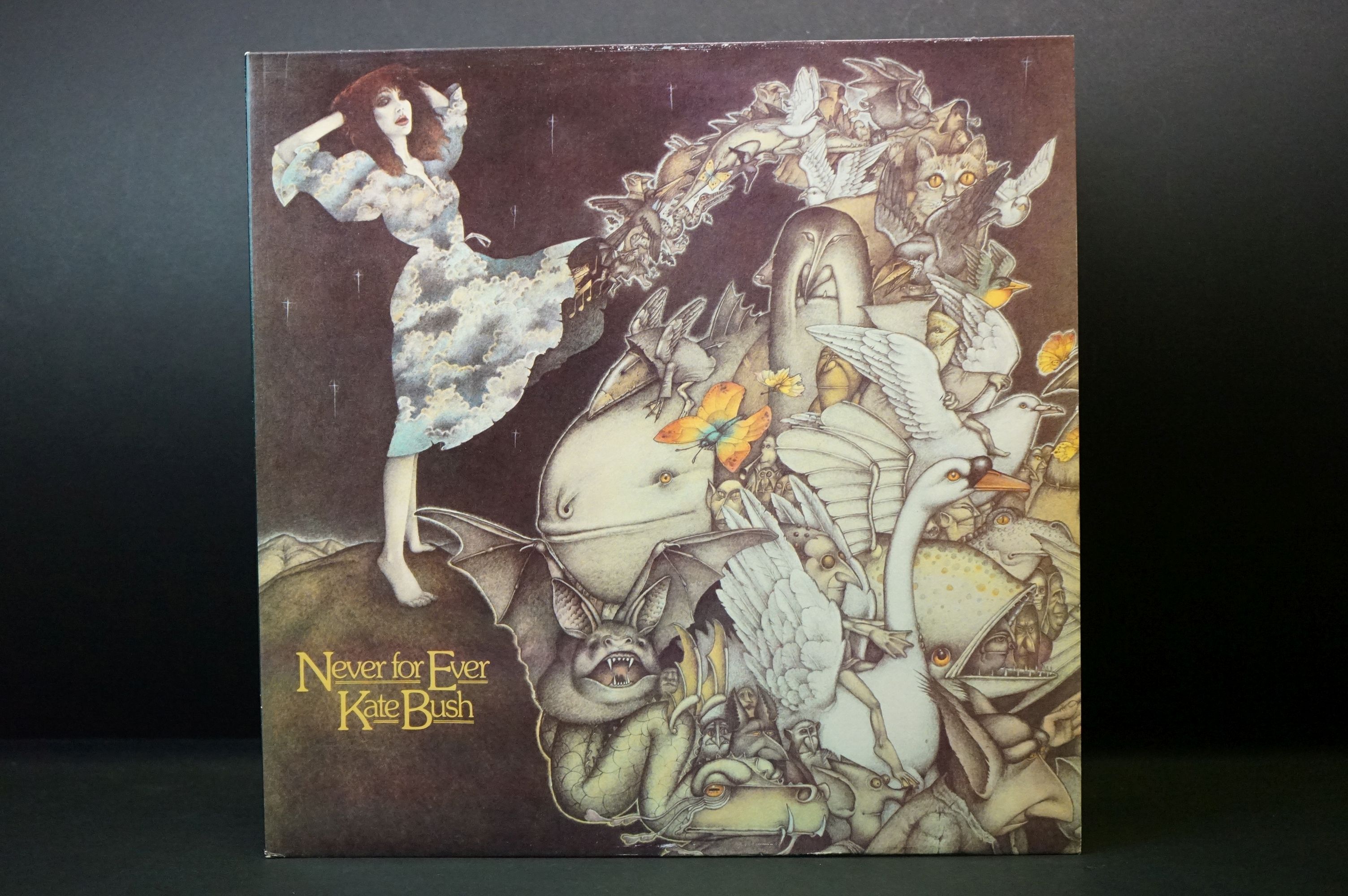 Vinyl - 2 Kate Bush LPs to include The Kick Inside (EMC 3223) and Never For Ever (EMA 794) sleeves & - Image 2 of 10