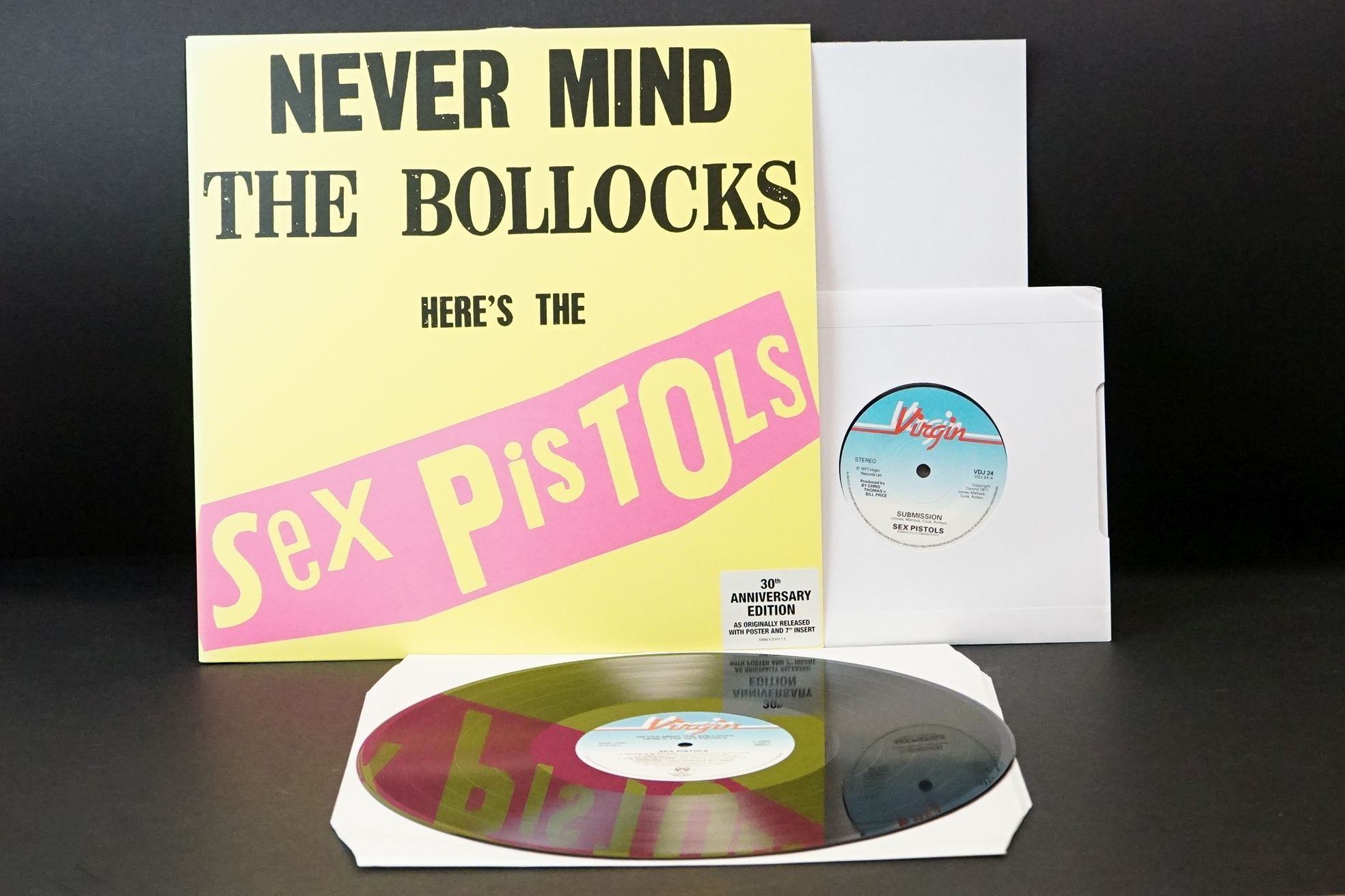 Vinyl - 3 Copies of Sex Pistols Never Mind... to include 2007 30th anniversary reissue, has 2cm loss - Image 7 of 13