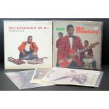 Vinyl - 5 rock n roll US press albums to include Bo Diddley Go Bo Diddley (Checker LP1436) Vg/Vg+,