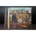 Vinyl - 14 The Beatles LPs featuring early & foreign pressings to include Sgt Pepper x 4 including