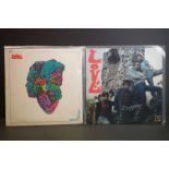 Vinyl - 2 Love LPs to include Self Titled (EKS 74001) black and red Elektra label, Polydor