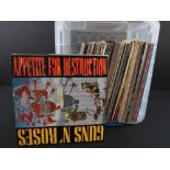 Vinyl - Approx 60 rock & pop LPs to include Carole King, Hot Tuna, Guns N Roses, Boston, ELO,