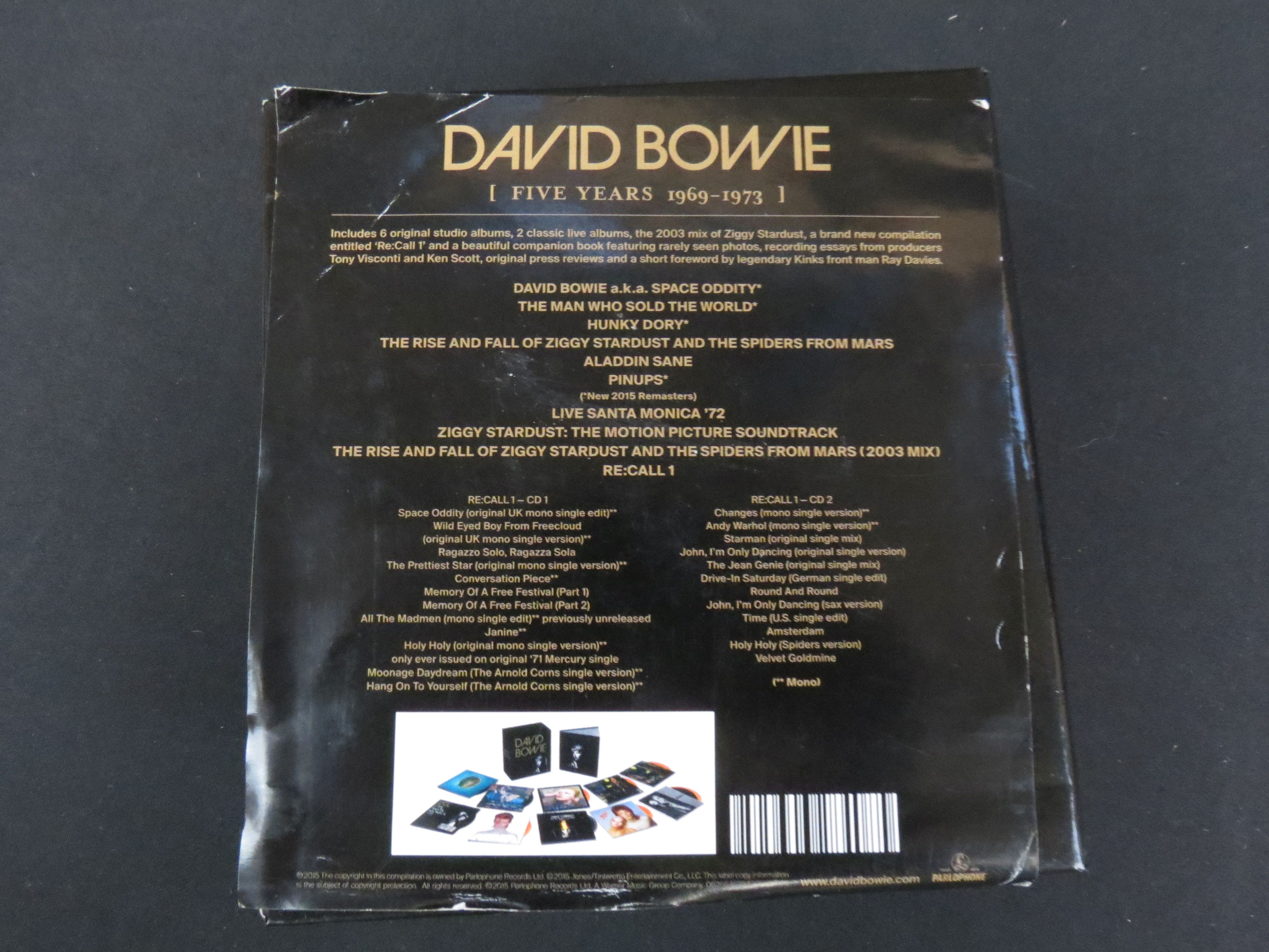 CDs - Two David Bowie Box Sets to include Five Years 1969-1973 & Who Can I Be Now 1974-1976, opened, - Image 3 of 5
