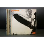 Vinyl - 8 Led Zeppelin LPs to include One (K 40031), Four Symbols (K 50008) both green and orange