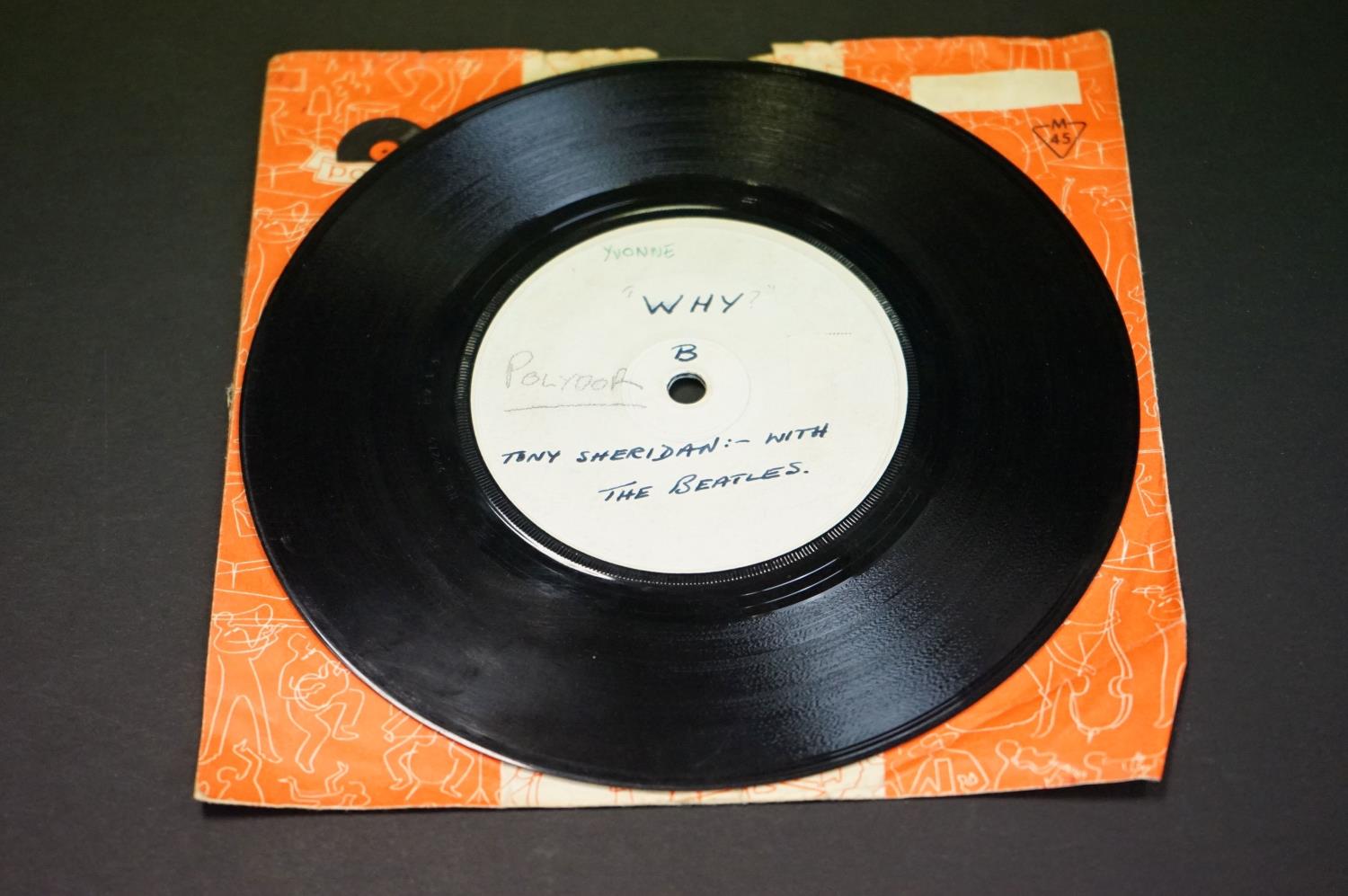 Vinyl - The Beatles - Cry For A Shadow / Tony Sheridan & The Beatles - Why? 1964 original UK Polydor - Image 5 of 6