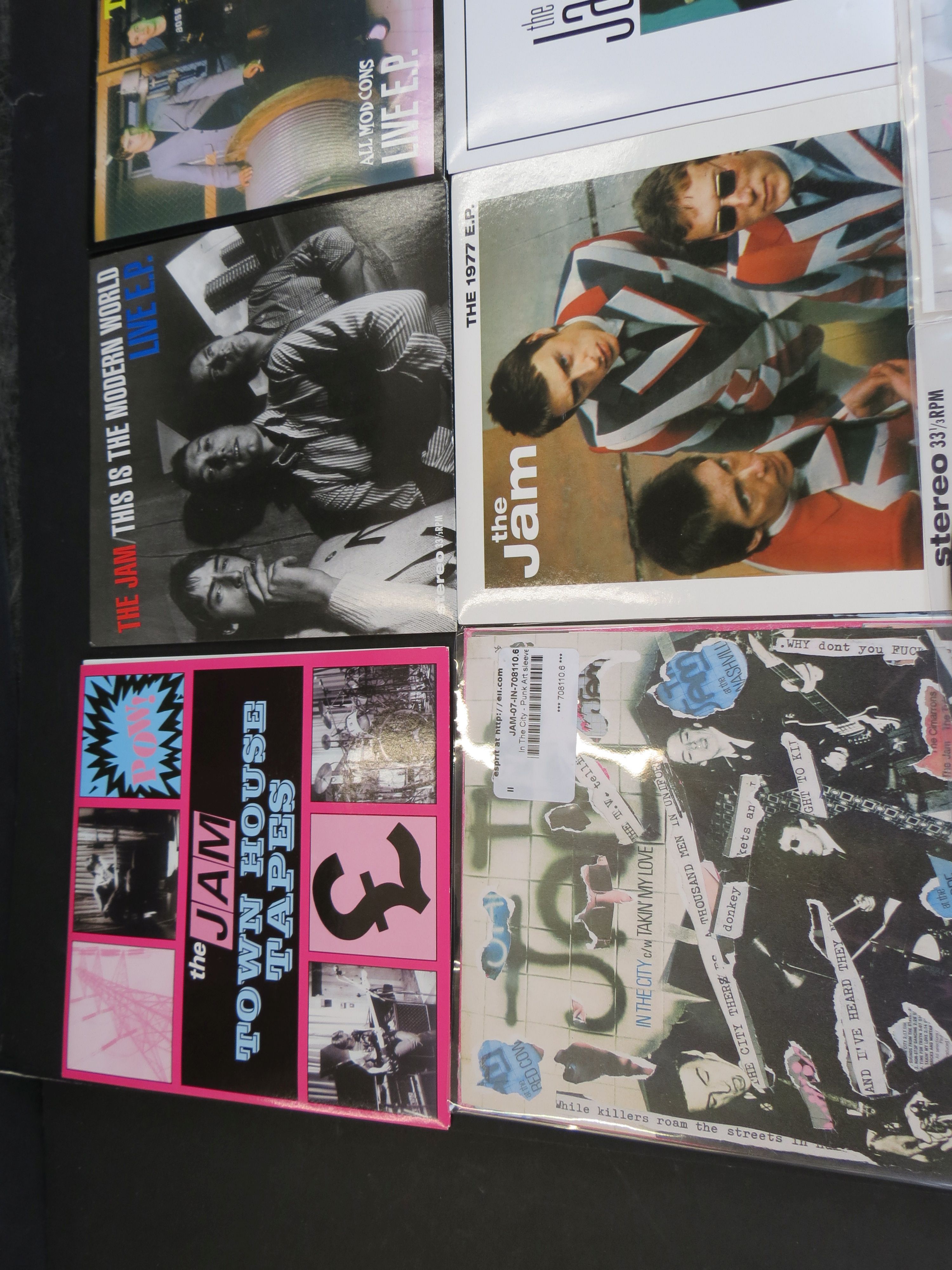 Vinyl - The Jam - 8 rare Private Fan pressings singles and EP’s, including: In The City (Japanese - Image 2 of 4