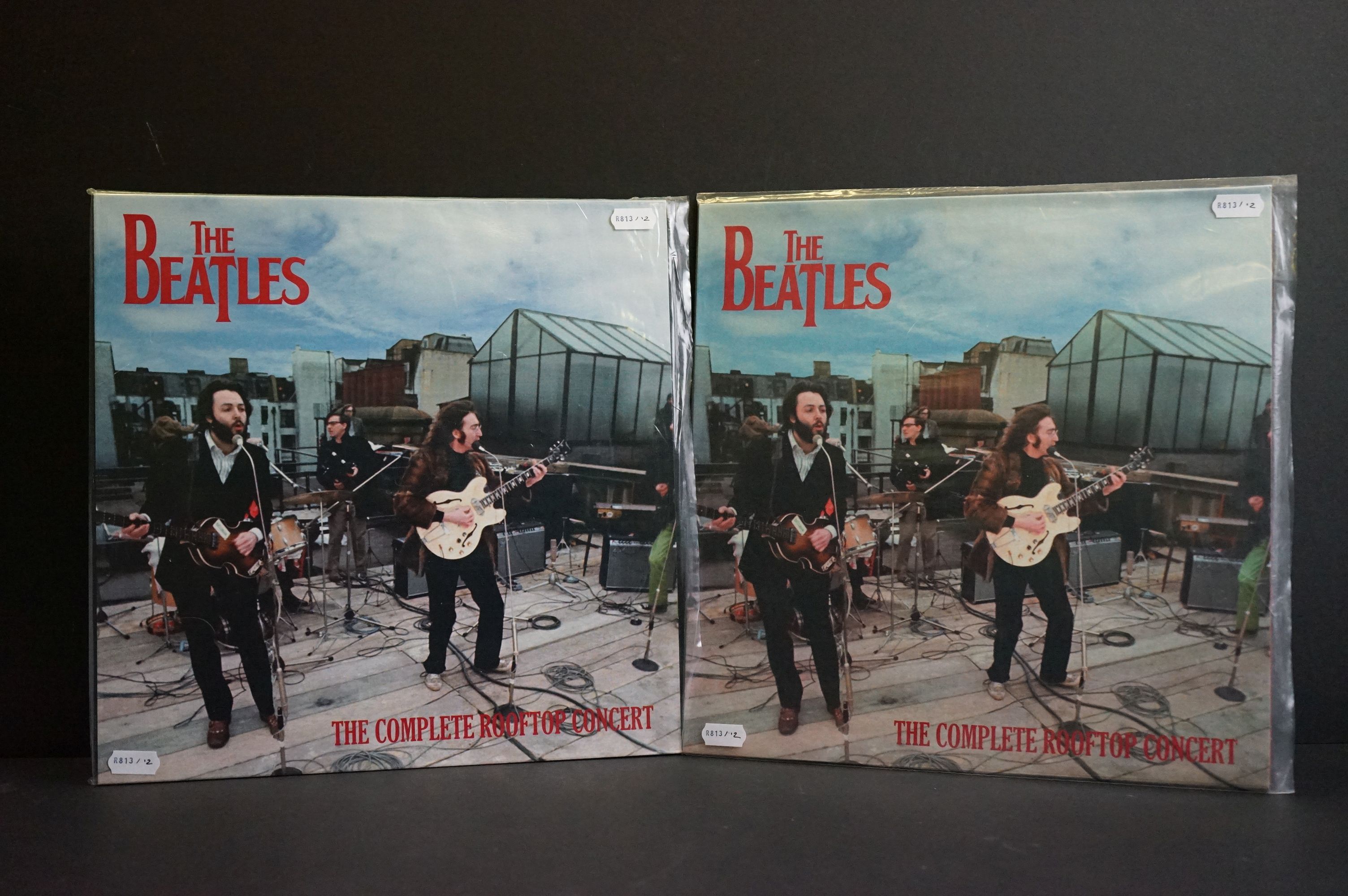 Vinyl - 3 copies of The Beatles The Complete Rooftop Concert (Stroker Records New York City – 5548-