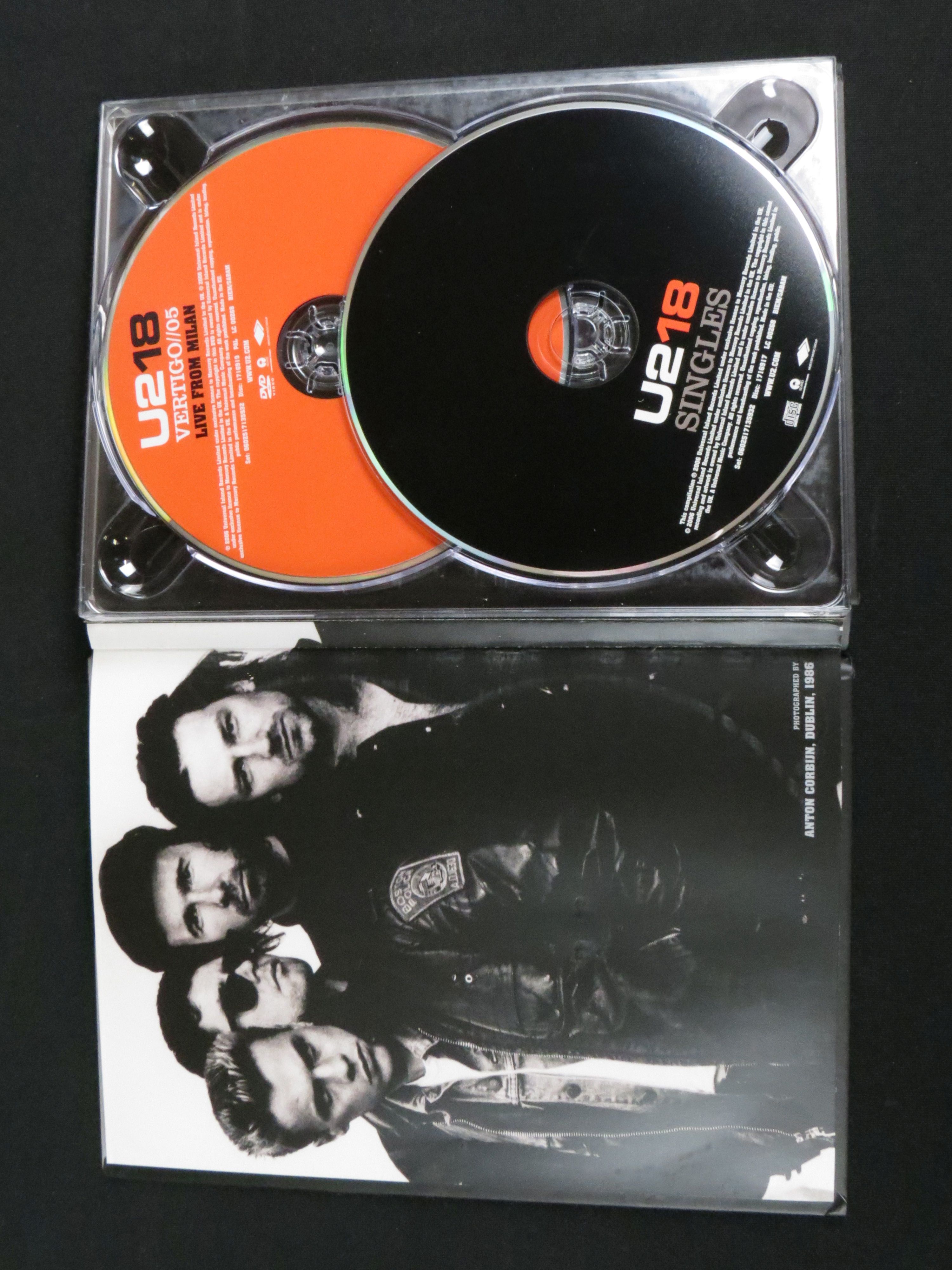 Music Autograph - U2 18 Singles Box Set signed to the cover by 3 of the band including Bono & - Image 3 of 3