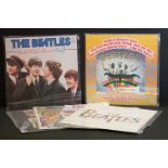 Vinyl - 6 The Beatles LPs to include Magical Mystery Tour (PCTC 255) stereo 2 boxed EMI label,