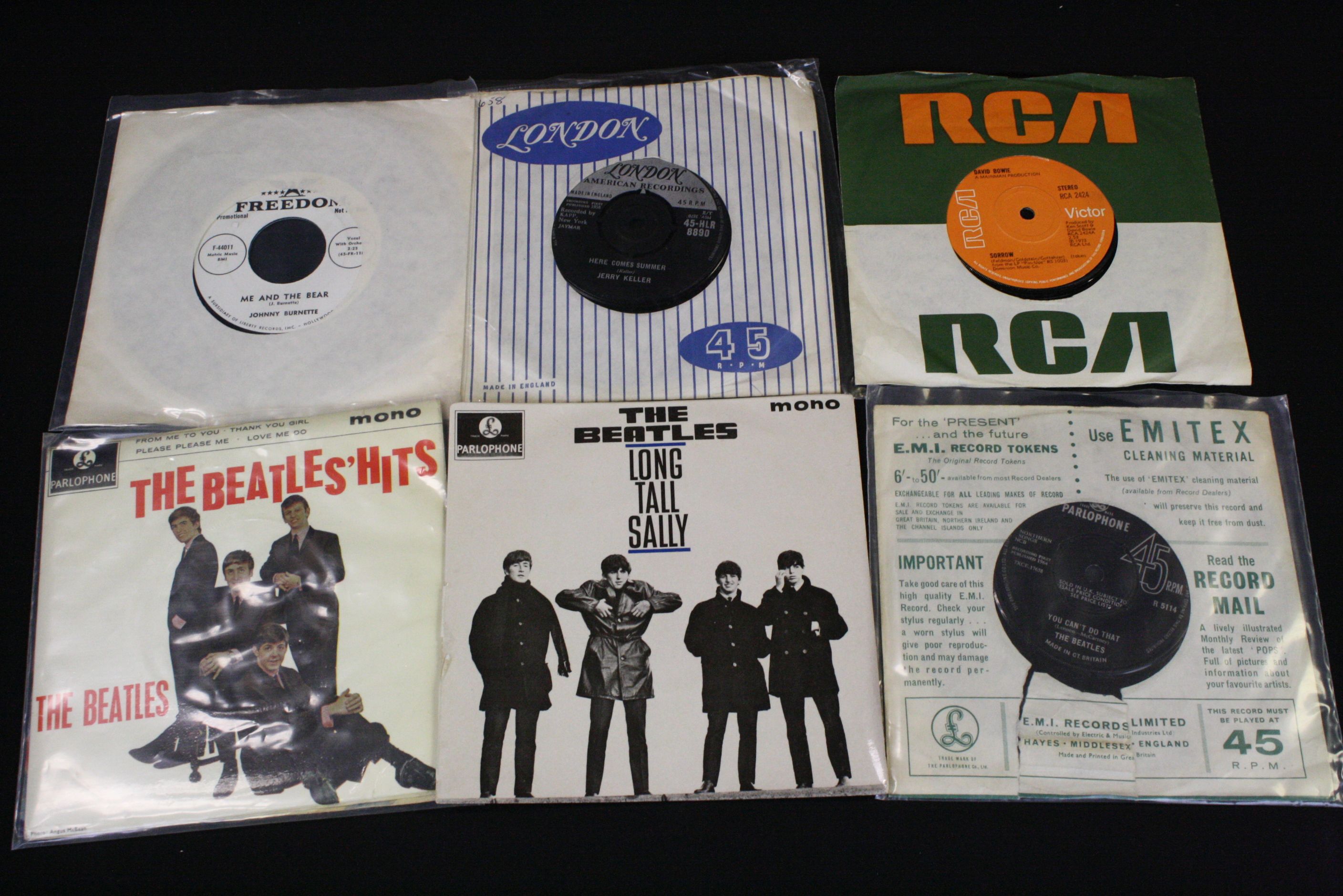 Vinyl - Over 150 7" singles & EPs spanning genres and decades including The Beatles, David Bowie, - Image 3 of 6