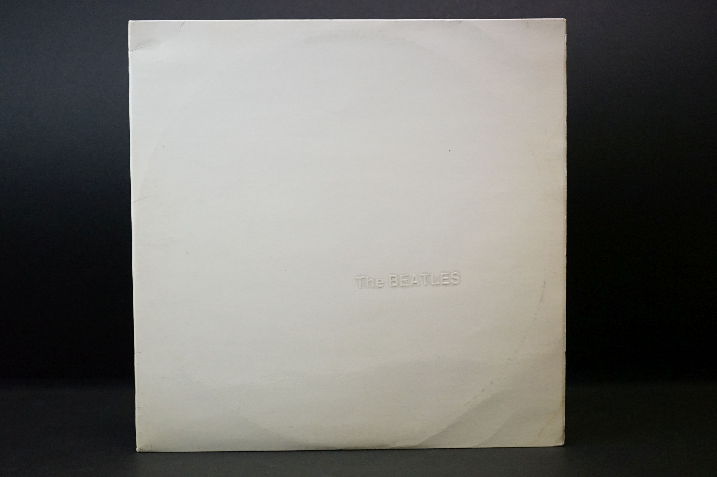 Vinyl - The Beatles White Album PCS 7067/8 Stereo. Unnumbered, side opener, poster and 4 photos,