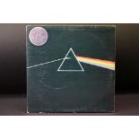 Vinyl - Pink Floyd The Dark Side Of The Moon on Harvest SHVL 804. Solid blue triangle on labels.