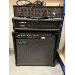 Guitar Amplifier - Laney Linebacker 65 Reverb combo amp, Torque T100GA Ibanez UE400