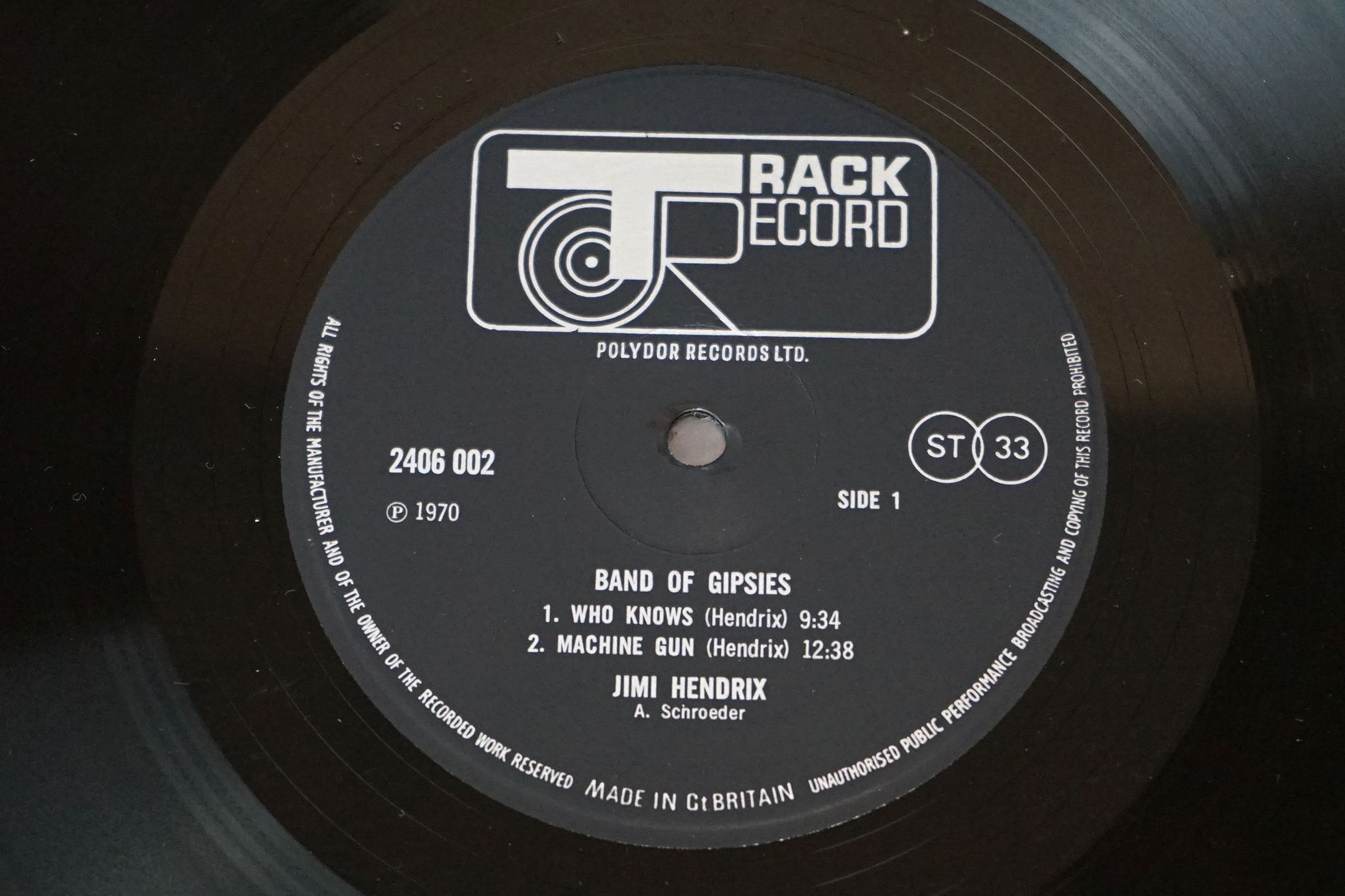 Vinyl - 7 Jimi Hendrix LPs to include Rainbow Bridge (soundtrack), Smash Hits, Isle Of Wight, Band - Image 12 of 21